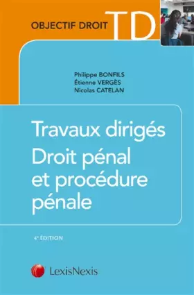 Couverture du produit · Travaux dirigés de droit pénal et de procédure pénale