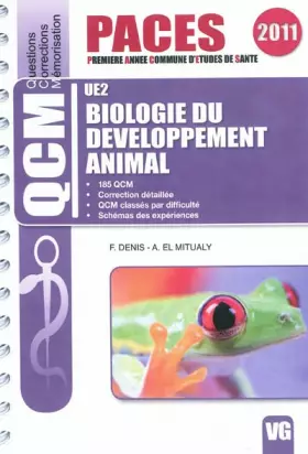 Couverture du produit · Biologie du développement animal