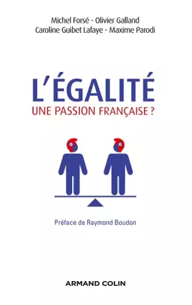 Couverture du produit · L'égalité, une passion française ?