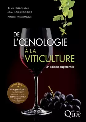 Couverture du produit · De l'oenologie à la viticulture: 3e édition augmentée