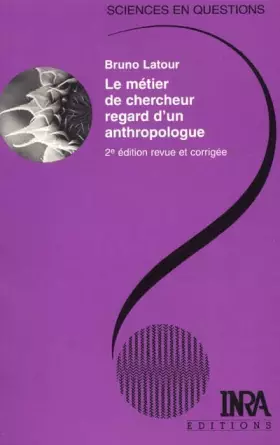 Couverture du produit · Métier de chercheur. Regard d'un anthropologue (le)