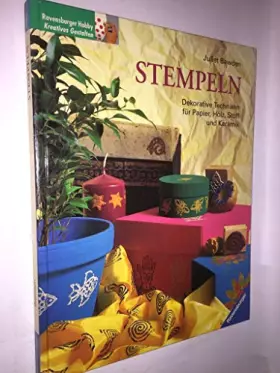 Couverture du produit · Stempeln. Dekorative Techniken für Papier, Holz, Stoff und Keramik
