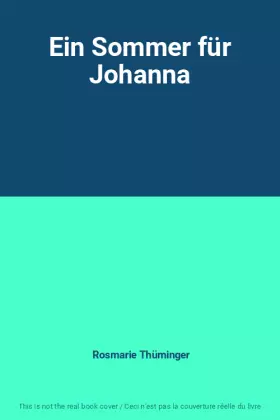 Couverture du produit · Ein Sommer für Johanna