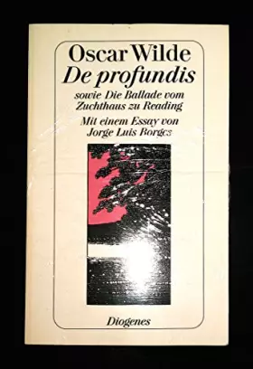 Couverture du produit · De profundis sowie Die Ballade vom Zuchthaus zu Reading