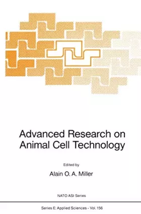 Couverture du produit · Advanced Research on Animal Cell Technology (NATO Science Series E:, 156)