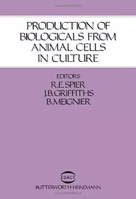 Couverture du produit · Production of Biologicals from Animal Cells in Culture
