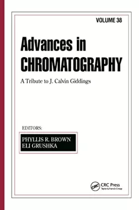 Couverture du produit · Advances in Chromatography: Volume 38