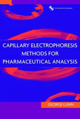 Couverture du produit · Capillary Electrophoresis Methods for Pharmaceutical Analysis