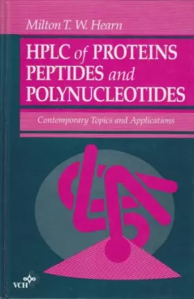 Couverture du produit · HPLC of Proteins, Peptides and Polynucleotides (Analytical Techniques in Clinical Chemistry and Laboratory Medicine)