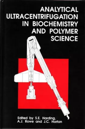 Couverture du produit · Analytical Ultracentrafugation and Biochemistry and Polymer Science
