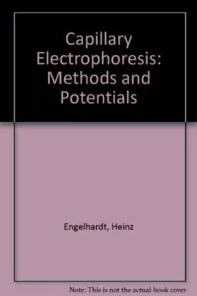 Couverture du produit · Capillary Electrophoresis: Methods and Potentials