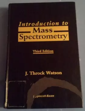 Couverture du produit · Introduction to Mass Spectrometry
