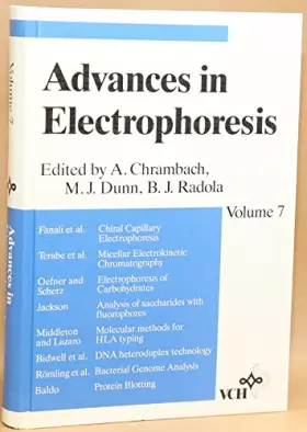 Couverture du produit · Advances in Electrophoresis