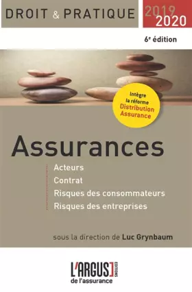 Couverture du produit · Assurances: Acteurs, contrat, risques des consommateurs, risques des entreprises