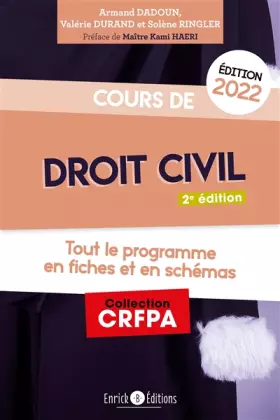 Couverture du produit · Cours de droit civil 2022: Tout le programme en fiches et en schémas