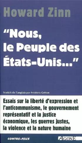 Couverture du produit · Nous, le Peuple des Etats-Unis... : Essai sur la liberté d'expression et l'anticommunisme, le gouvernement représentatif et la 