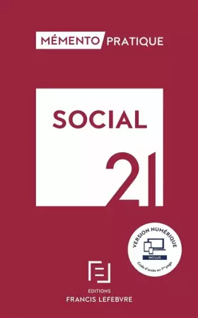 Couverture du produit · Mémento Social 2021