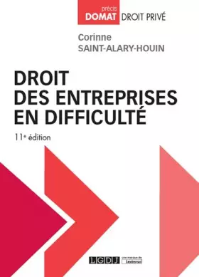 Couverture du produit · DROIT DES ENTREPRISES EN DIFFICULTE - 11EME EDITION