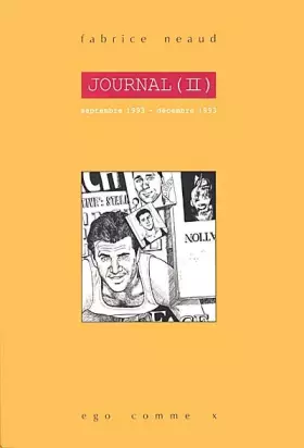 Couverture du produit · Journal tome 2, septembre 1993-décembre 1993