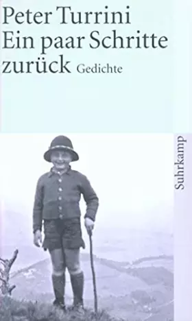 Couverture du produit · Ein paar Schritte zurück: Gedichte (suhrkamp taschenbuch)