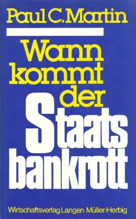 Couverture du produit · Wann kommt der Staatsbankrott
