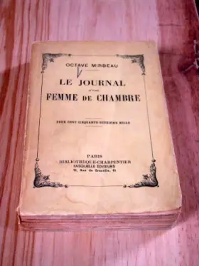 Couverture du produit · Le journal d'une femme de chambre