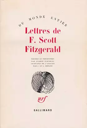 Couverture du produit · LETTRES DE F.SCOTT FITZGERALD