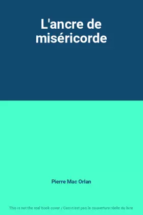 Couverture du produit · L'ancre de miséricorde