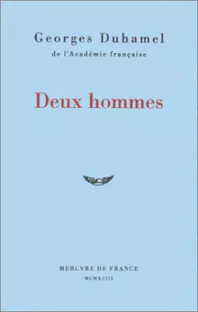 Couverture du produit · Deux hommes