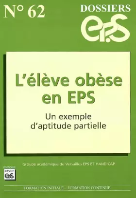 Couverture du produit · L'élève obèse en EPS