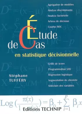 Couverture du produit · Etude de cas en statistique décisionnelle