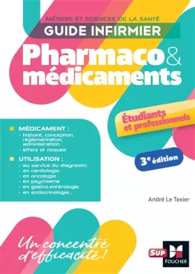 Couverture du produit · Guide infirmier pharmaco et médicaments - 3e édition