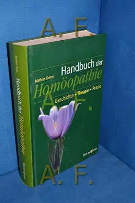 Couverture du produit · Handbuch der Homöopathie