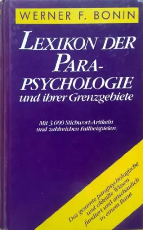 Couverture du produit · Lexikon der Parapsychologie und ihrer Grenzgebiete. Sonderausgabe