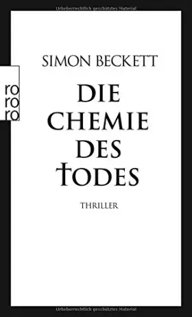 Couverture du produit · Die Chemie des Todes