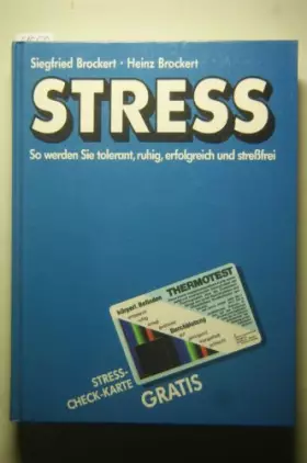 Couverture du produit · Stress - So werden Sie tolerant, ruhig, erfolgreich und streßfrei