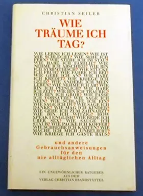 Couverture du produit · Wie träume ich Tag?