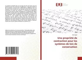 Couverture du produit · Une propriété de contraction pour les systèmes de lois de conservation (French Edition)