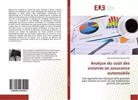 Couverture du produit · Analyse du coût des sinistres en assurance automobile: Une approche non classique de la provision pour sinistres en cours via u