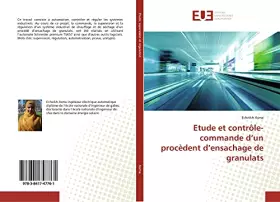 Couverture du produit · Etude et contrôle-commande d’un procèdent d’ensachage de granulats