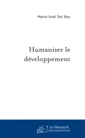 Couverture du produit · Humaniser le développement