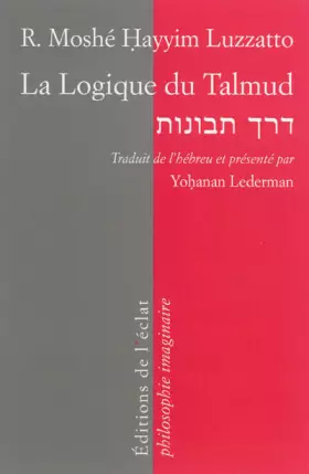 Couverture du produit · La logique du Talmud