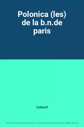 Couverture du produit · Polonica (les) de la b.n.de paris