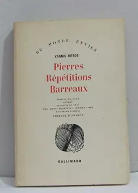 Couverture du produit · Pierres répétitions barreaux (bilingue grec/français)
