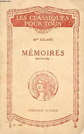 Couverture du produit · MEMOIRES (EXTRAITS)