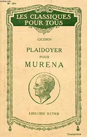 Couverture du produit · PLAIDOYER POUR MURENA (IN EXTENSO) (TRADUCTION)