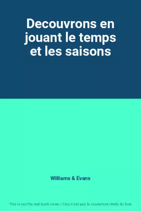 Couverture du produit · Decouvrons en jouant le temps et les saisons