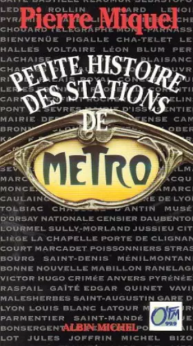 Couverture du produit · Petite histoire des stations de métro