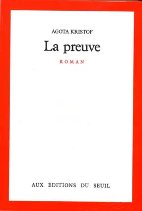 Couverture du produit · La Preuve