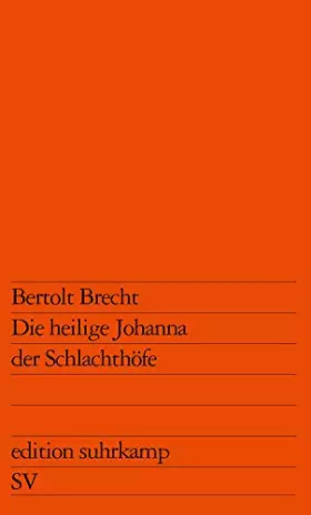 Couverture du produit · Die heilige Johanna der Schlachthofe